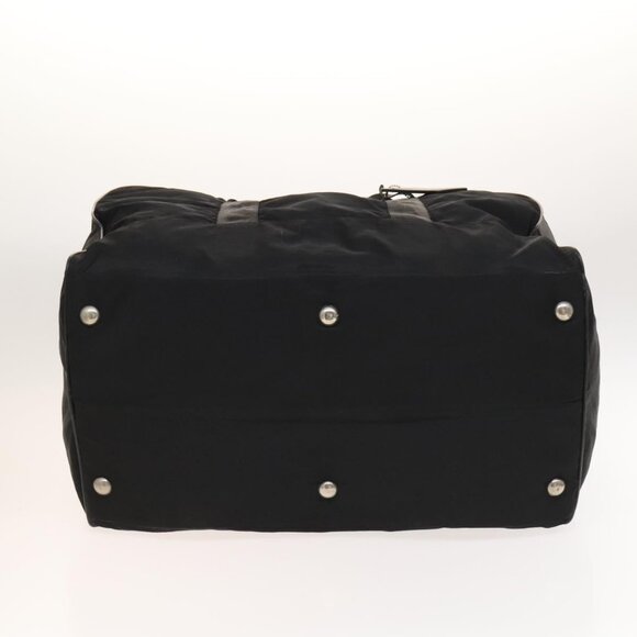 PRADA Boston Bag Nylon 2way Black Silver Auth - Picture 13 of 16